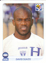 David Suazo Honduras samolepka Panini World Cup 2010 #617